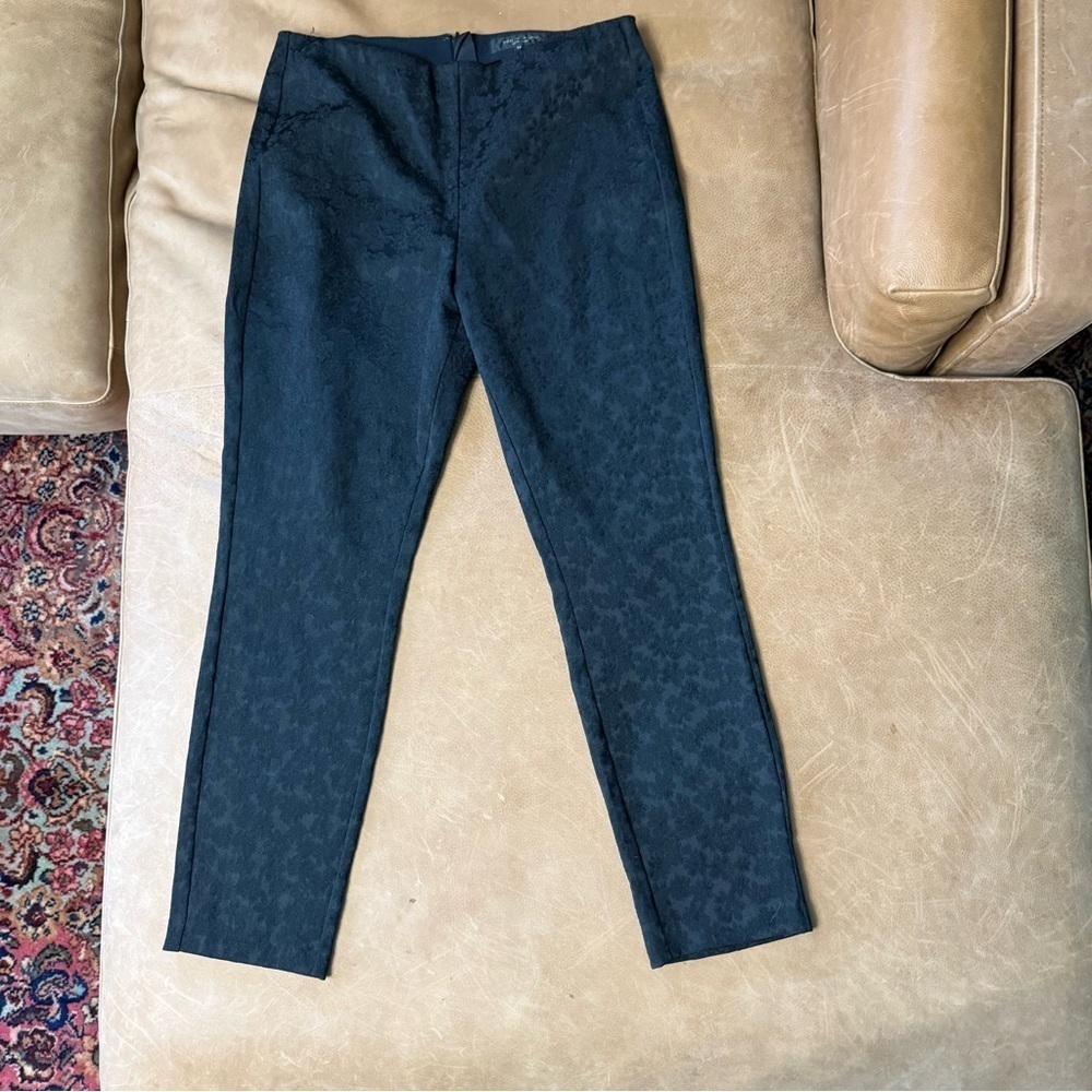 Rag & Bone Simone Jacquard Pant Black Women’s Size 12 - Picture 1 of 10
